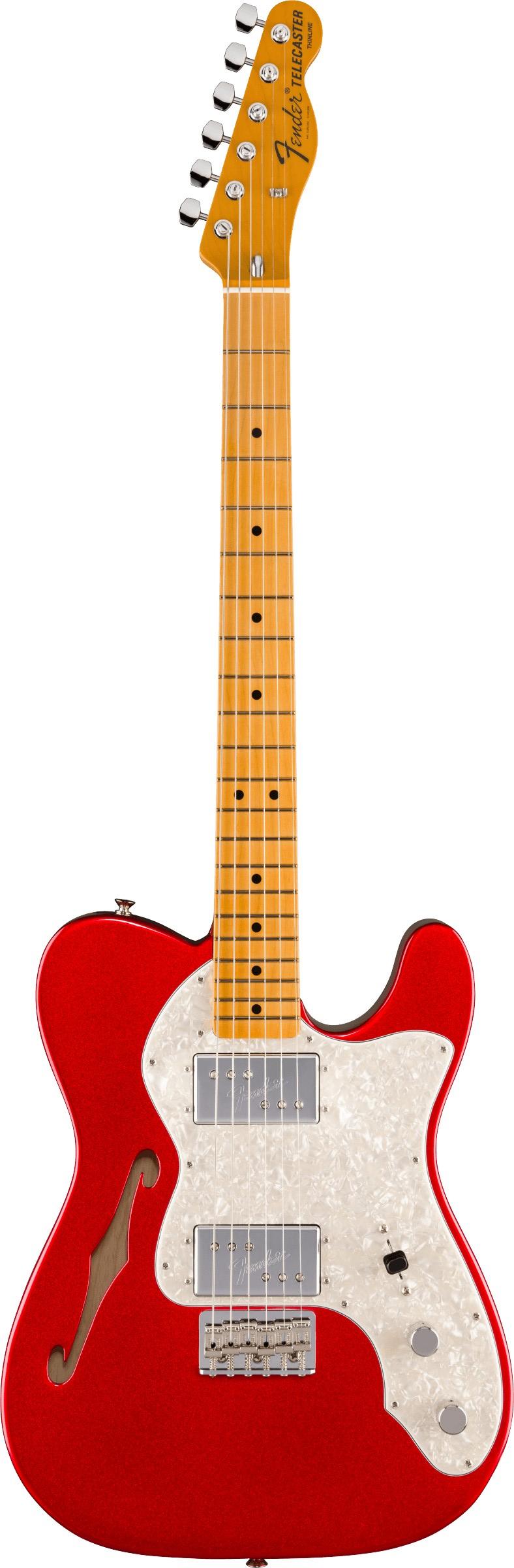 Fender American Vintage II 1972 Telecaster Thinline in Candy Apple
